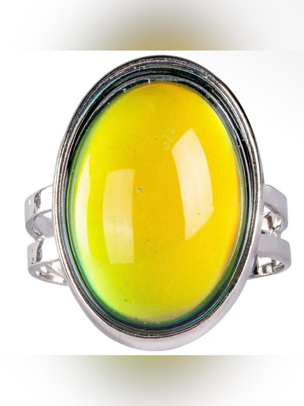 Adjustable Oval Mood Ring